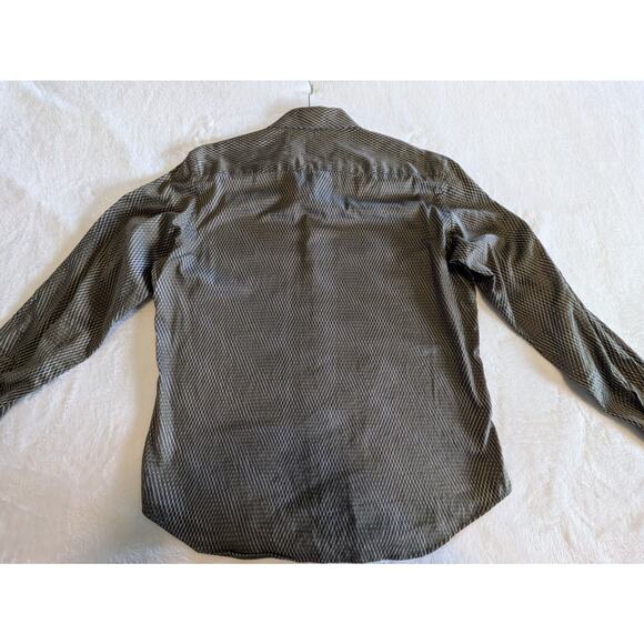 Armani Exchange AX Long Sleeve Mens Large Button Down Shirt Abstract Officewear‎ - Picture 5 of 11